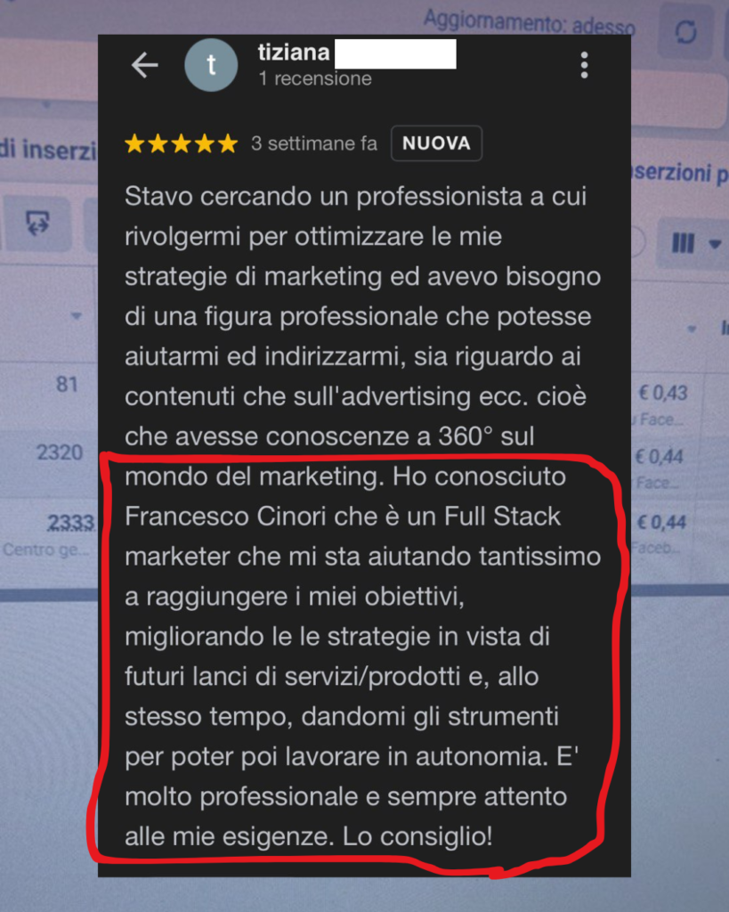 Recensione cliente