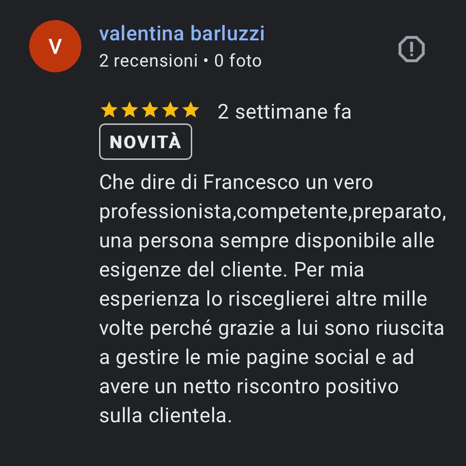 Recensione cliente
