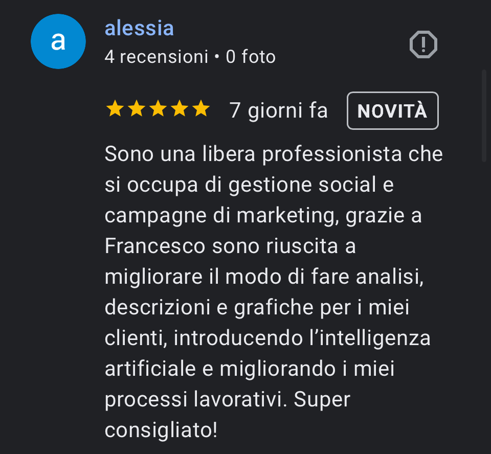 Recensione Alessia