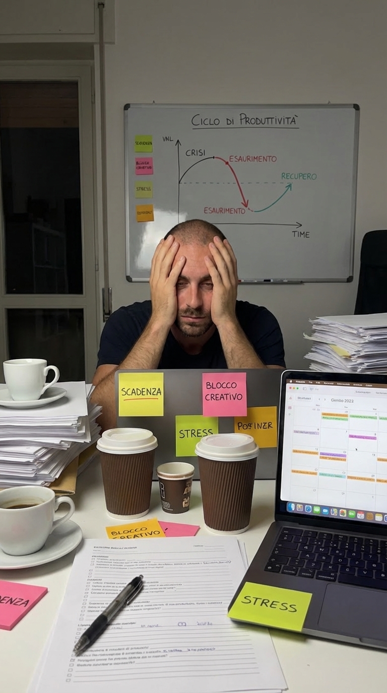Stressed Marketer