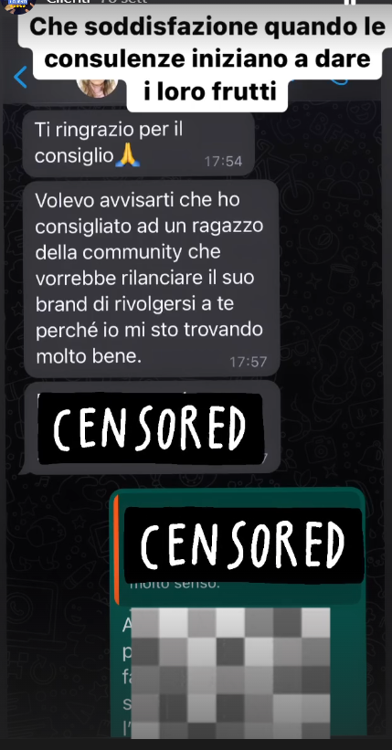 Risultati cliente